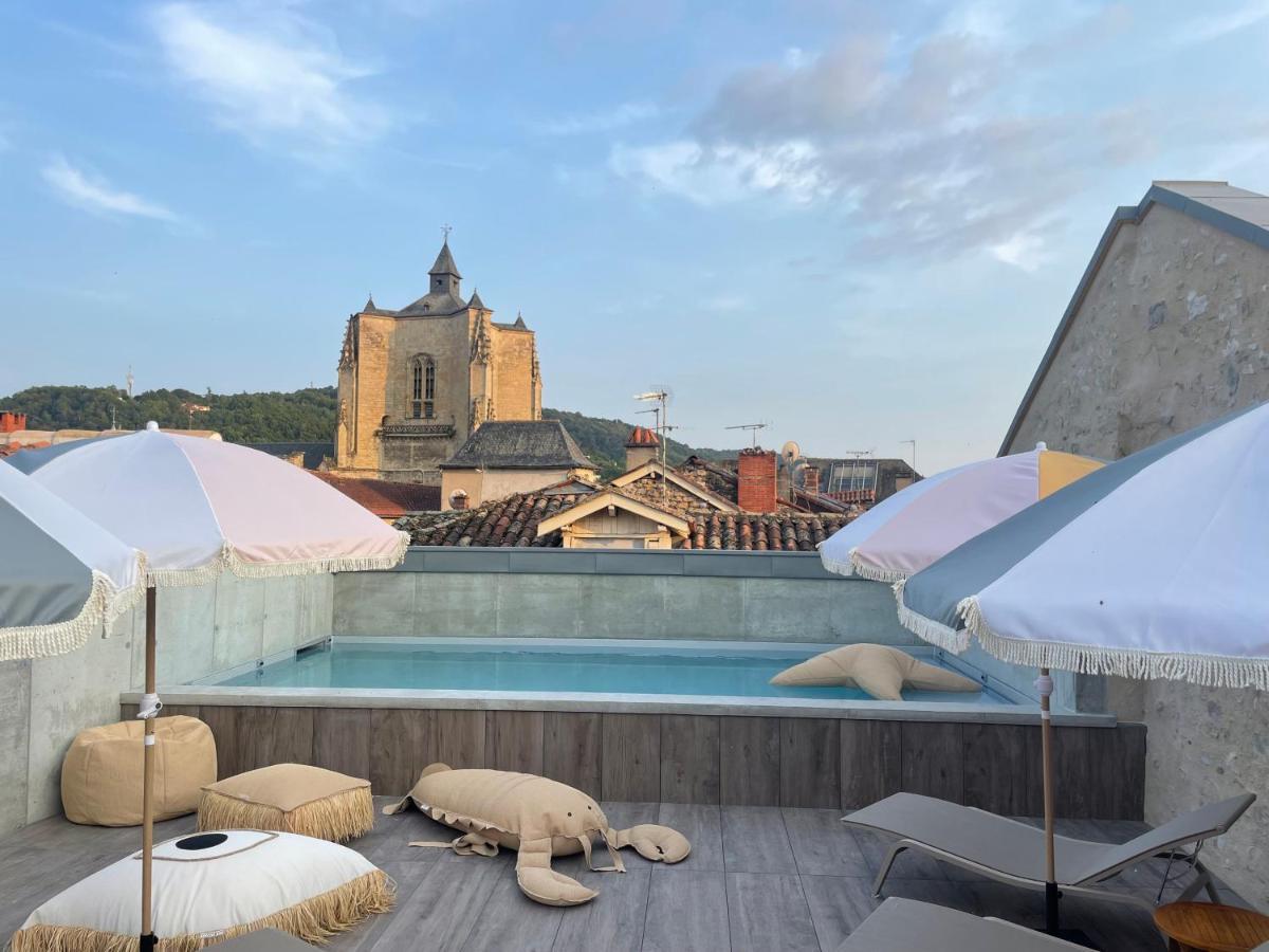 Appart'Hotel Les Fleurines By Urban Style Villefranche-de-Rouergue Dış mekan fotoğraf